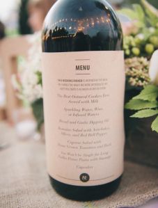 Menù speciali - foto via mariageetrobe.fr