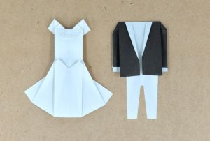 Origami Wedding - foto via pinkblog.it