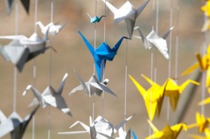 Origami Wedding - foto via weddingomania.com