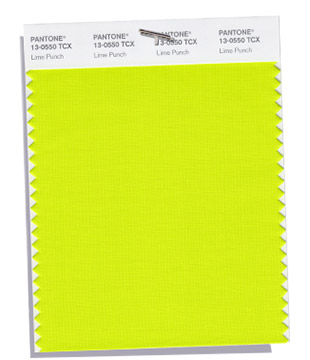 LIME PUNCH PANTONE - foto via pantone.com