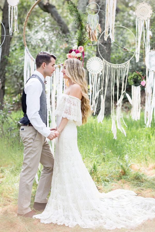 Acchiappasogni fai da te - foto via www.andreamarchettieventi.com